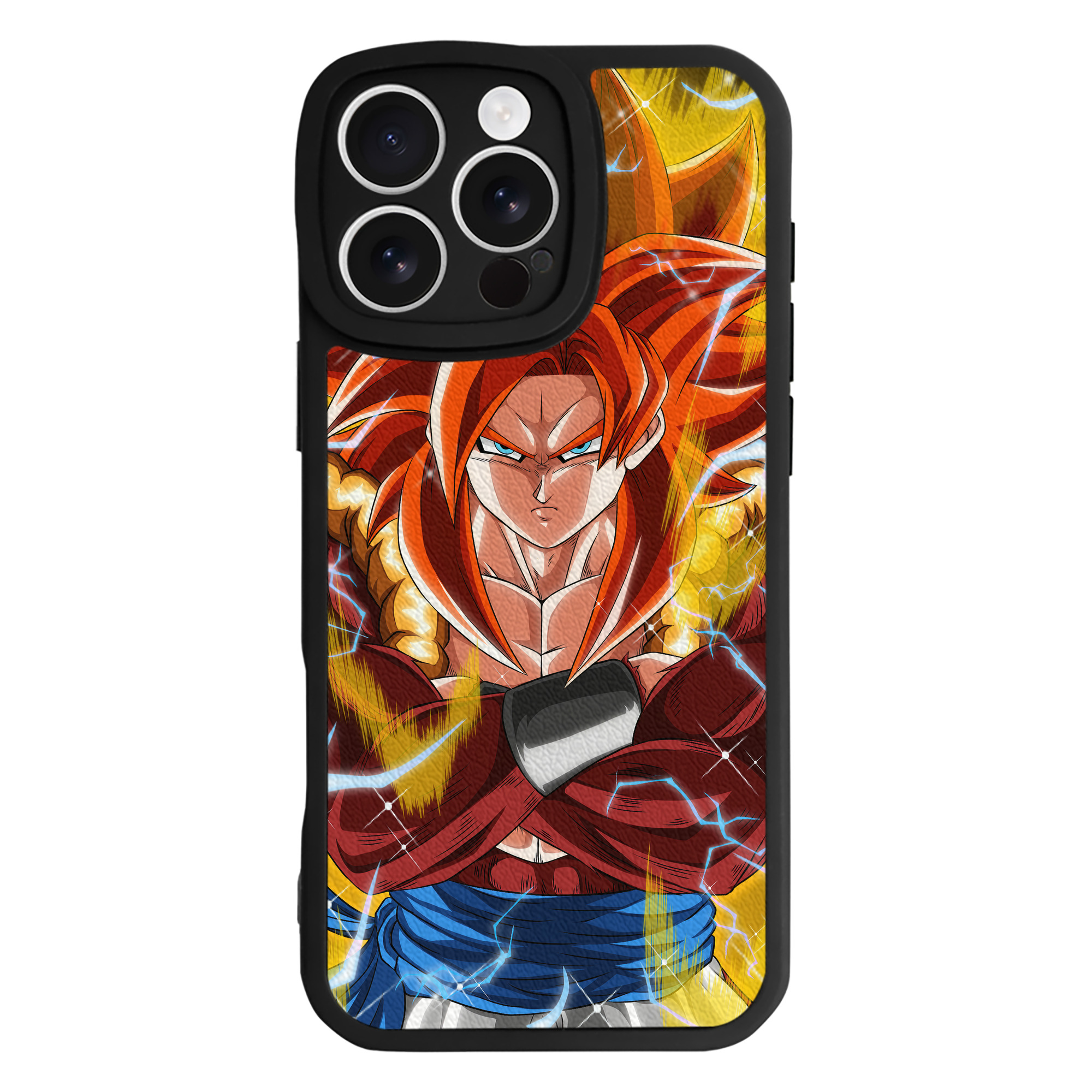 （画像用） ドラゴンボール DRAGON BALL 【iPhone 16シリーズ対応】シリコンスマホケース（レザー調） 材質：シリコン